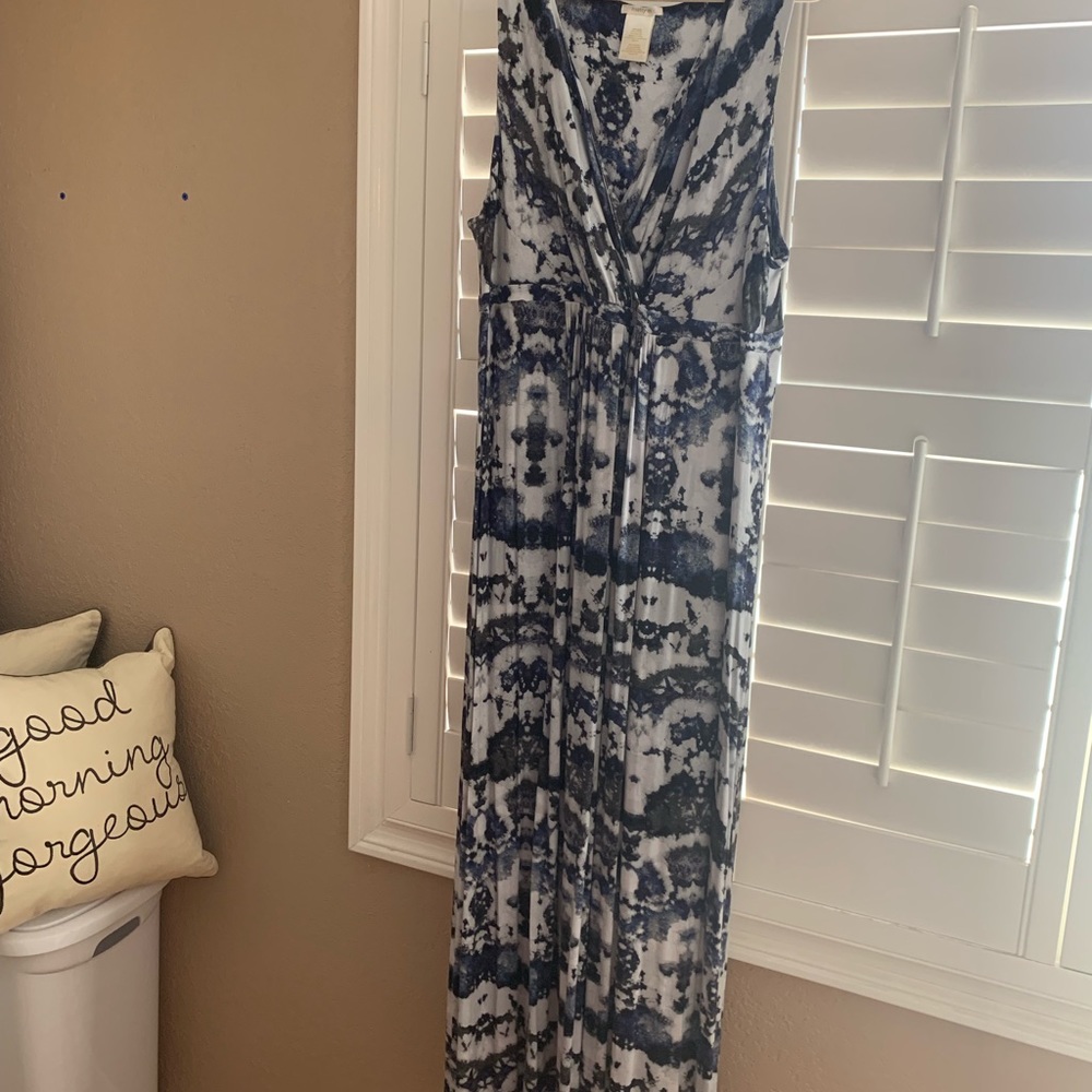 Grey blue maxi